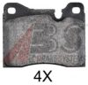 A.B.S. 36386 OE Brake Pad Set, disc brake